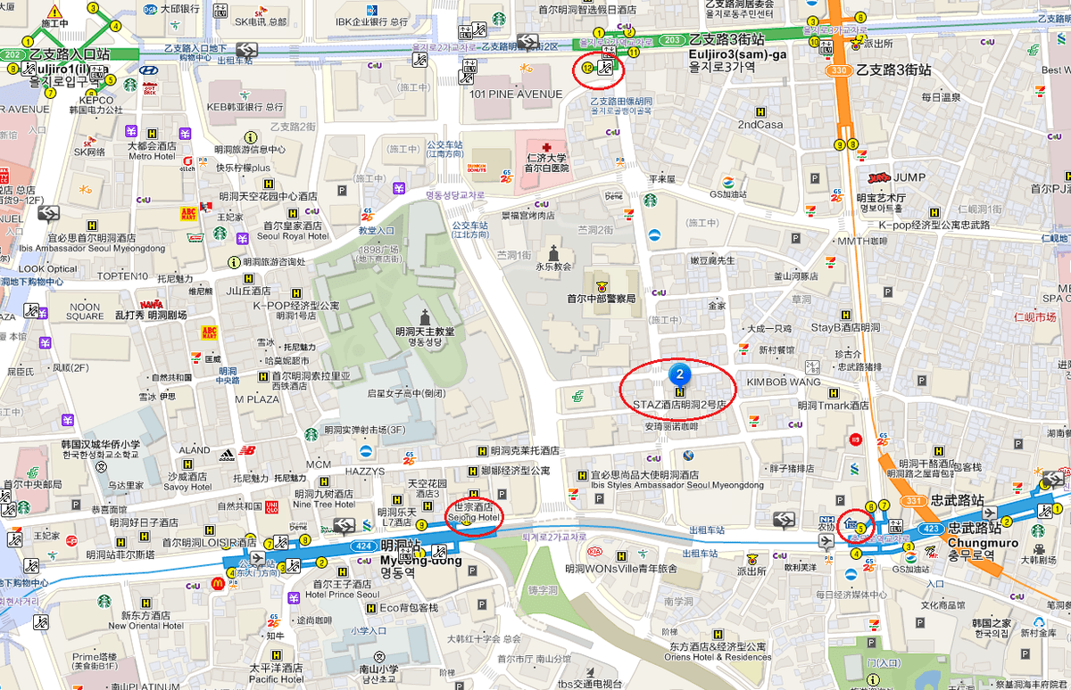 韓國住宿2023,首爾住宿,明洞住宿2023,Staz飯店,Staz飯店2館,Staz Hotel Myeongdong,明洞STAZ飯店