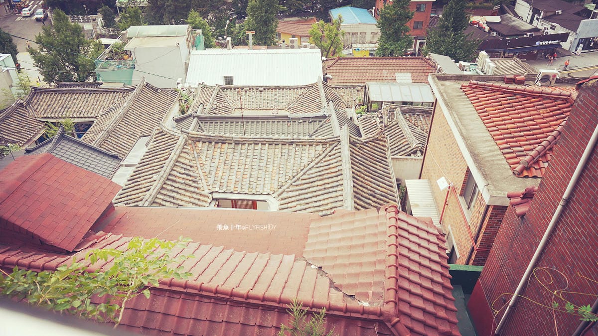 韓國首爾。北村散步路線：安國站北村韓屋村＆北村八景路線、三清