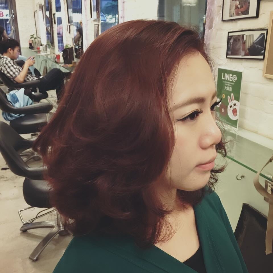 美髮。髮妝霓室2016短髮造型 中長鮑柏頭 LONG BOB