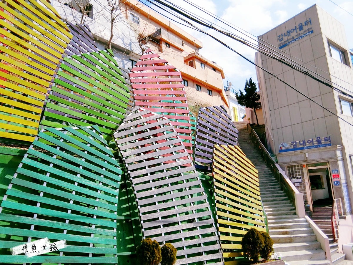 土城站到甘川洞文化村交通路線,小王子壁畫村,釜山必去,釜山小王子,釜山甘川洞