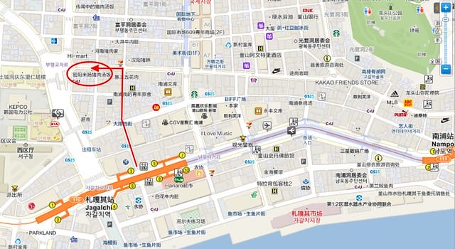 密陽血腸豬肉湯飯 밀양순대돼지국밥 南浦洞 釜山美食