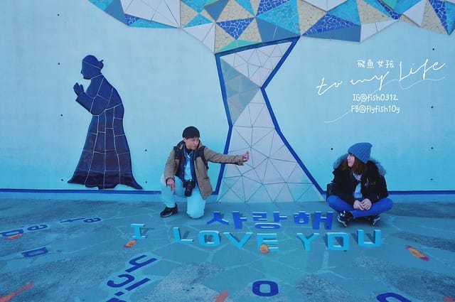 青沙浦 (청사포)  青沙浦天空步道 紅白燈塔  釜山 海雲台 釜山必去地標