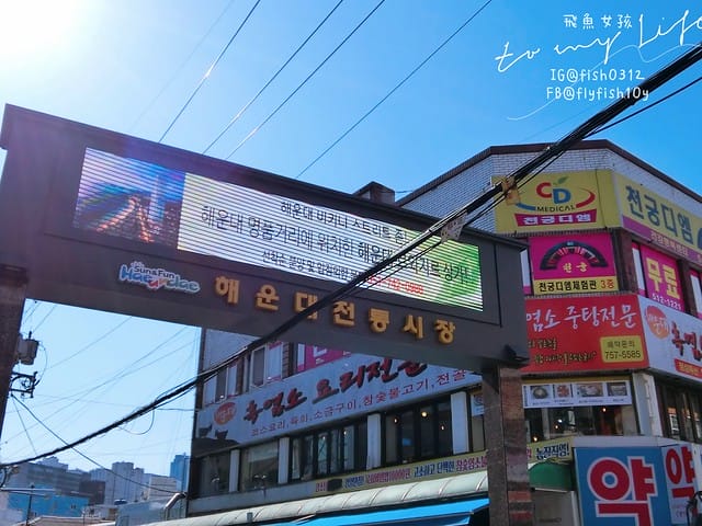 韓國釜山,海雲台市場,海雲台鱈魚湯대구탕,釜山美食