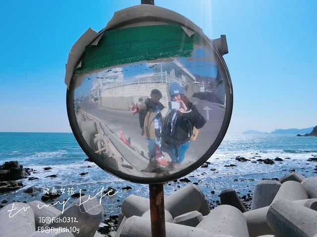 青沙浦 (청사포)  青沙浦天空步道 紅白燈塔  釜山 海雲台 釜山必去地標
