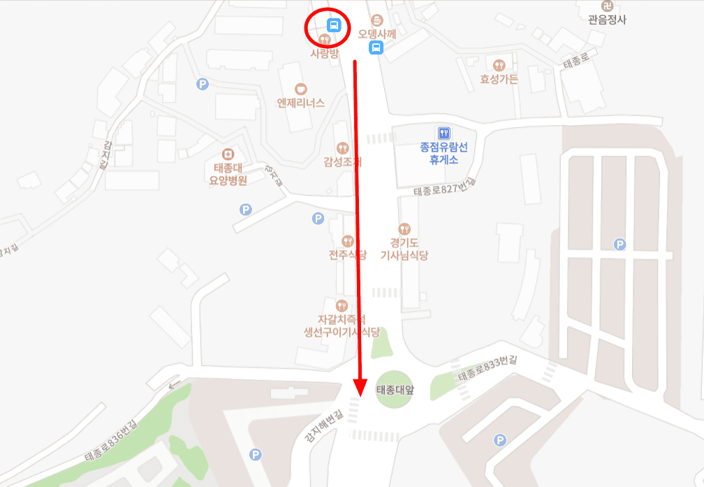 韓國釜山。釜山必去 太宗臺(태종대)搭DANUBI列車 影島燈塔  太宗臺辣海鮮麵  我在釜山搭公車