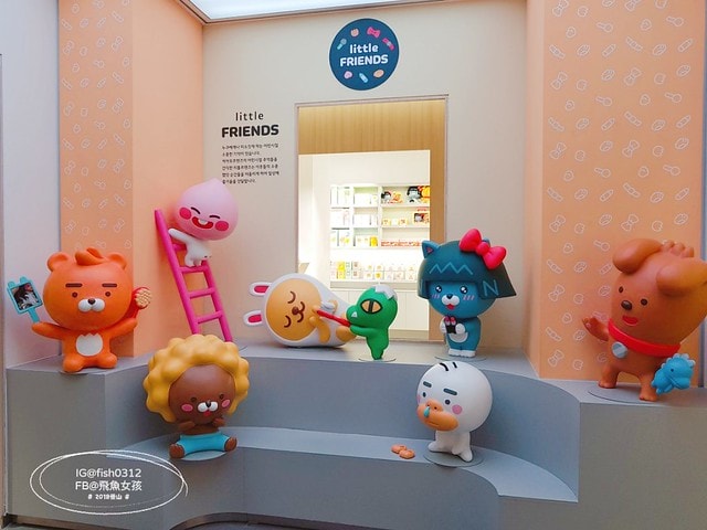 釜山景點,南浦洞,光復路商圈,Kakaofriends旗艦店,屁桃咖啡廳,APEACHCAFE