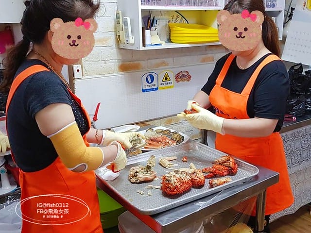 機張市場,雪蟹之家대게하우스,韓國大蟹,帝王蟹,松葉蟹,蟹膏炒飯,在釜山搭公車 機張市場,雪蟹之家대게하우스,韓國大蟹,帝王蟹,松葉蟹,蟹膏炒飯,在釜山搭公車