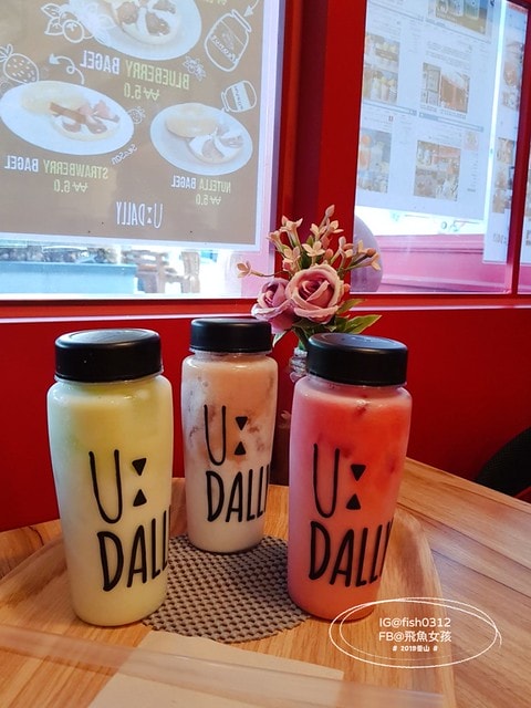 釜山咖啡廳,海雲台U:Dally,카페유달리,釜山草莓牛奶,田浦咖啡街