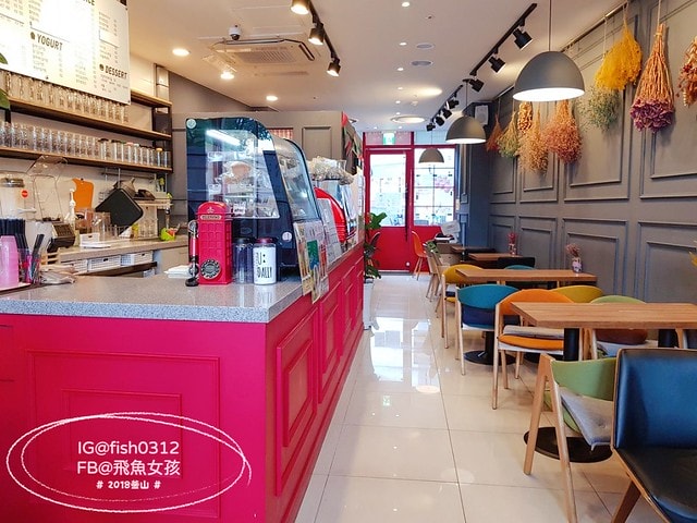 釜山咖啡廳,海雲台U:Dally,카페유달리,釜山草莓牛奶,田浦咖啡街