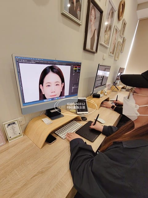 不用出國也能拍韓式證件照  Holo+FACE韓式照相館 在台灣就能體驗 最美韓式證件照 大頭照 求職照 形象照